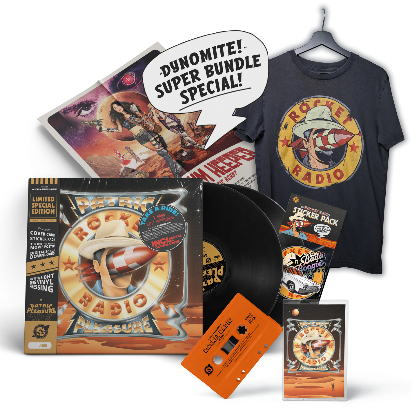 Super Bundle (Vinyl, Tape + T-Shirt)